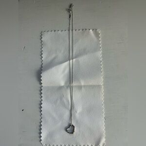 Tiffany & Co. Elsa Peretti Open Heart Necklace in Sterling Silver